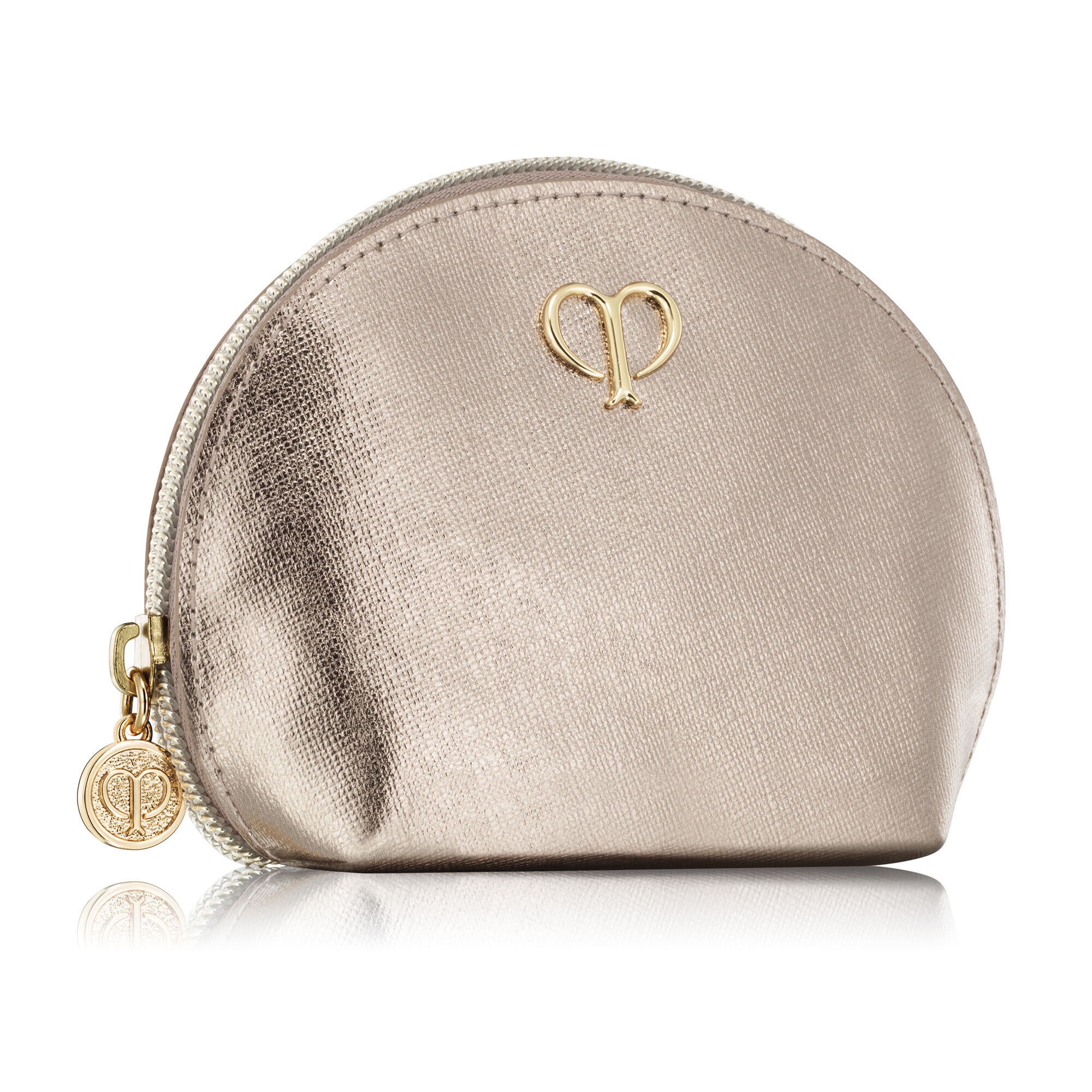 Gold Mini Round Pouch