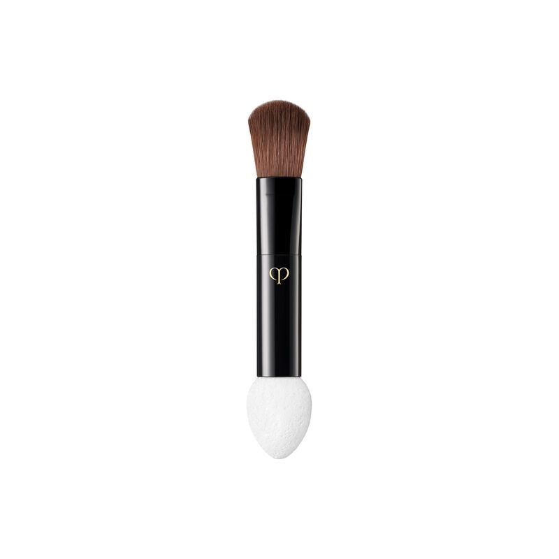 Clé De Peau Beauté Eye Color Quad Replacement Applicator (sponge Tip And Brush) In Black