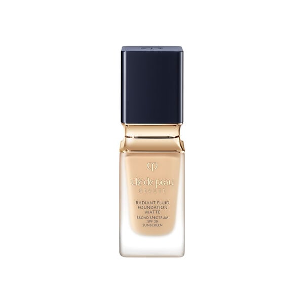 radiant fluid matte foundation spf 20 cle de peau beaute