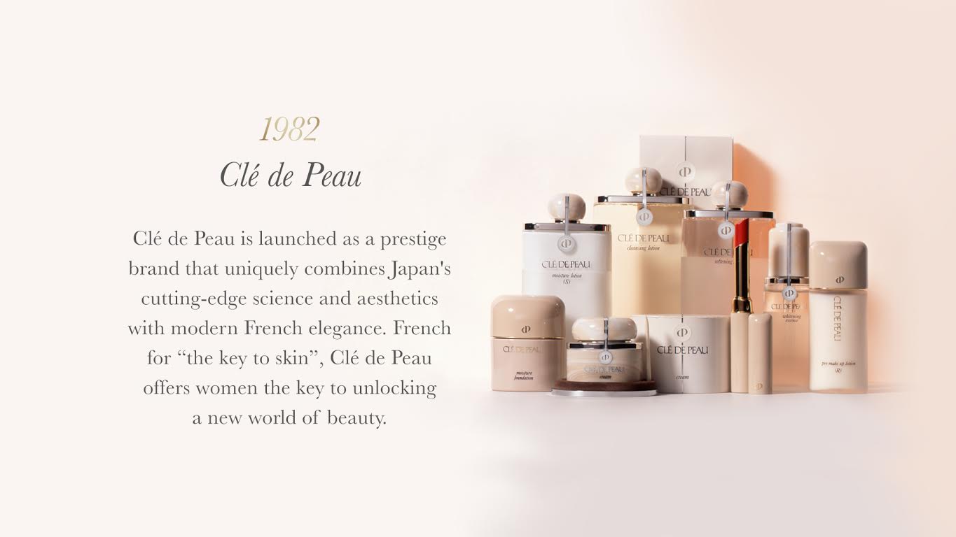 Clé de Peau is launched as a prestige brand that uniquely combines Japan's cutting-edge science and aesthetics with modern French elegance. French for &ldquo;the key toskin&rdquo;, Clé de Peau offers women the key to unlocking a new world of beauty. 