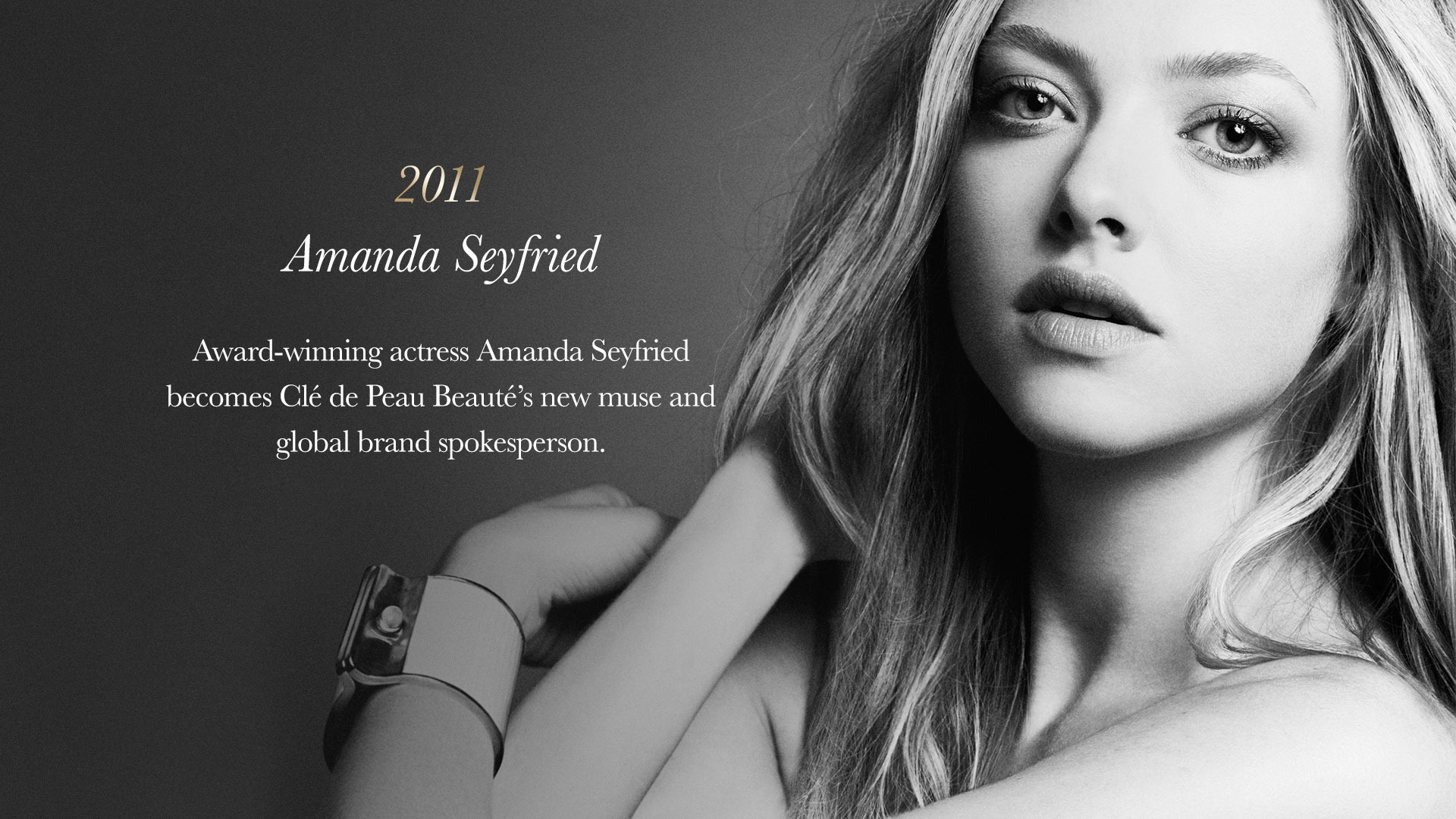 Award-winning actress Amanda Seyfried becomes Clé de Peau Beauté’s new muse and global brand spokesperson.